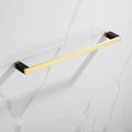 Metal and Marble Bathroom Minimalist Accessory as a Single Piece or in a Set in Gold