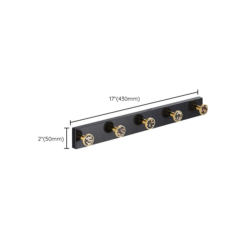 Metal and Marble Bathroom Minimalist Accessory as a Single Piece or in a Set in Gold