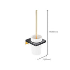 Metal and Marble Bathroom Minimalist Accessory as a Single Piece or in a Set in Gold
