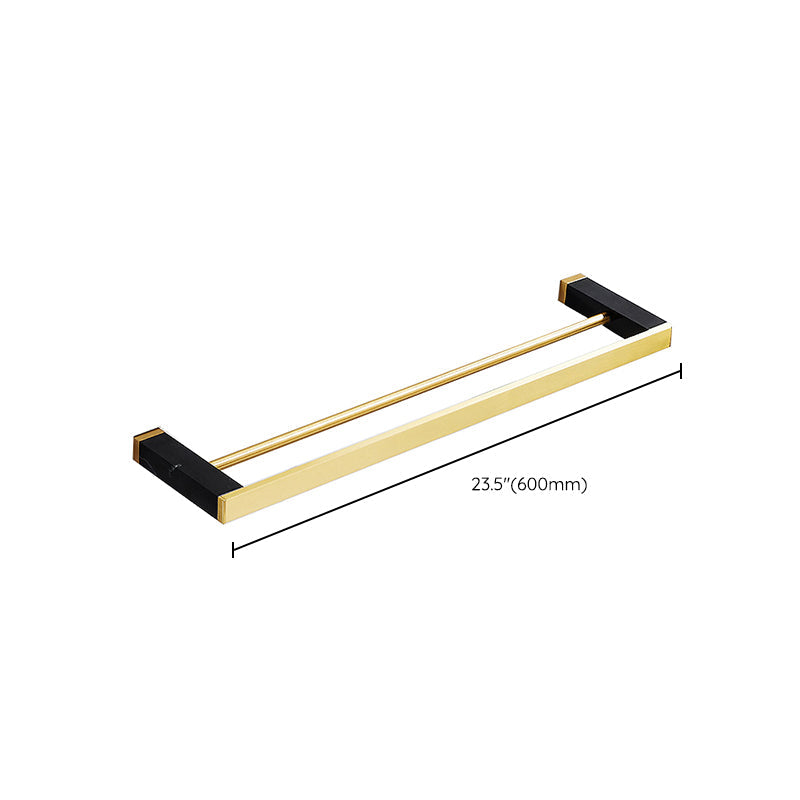 Metal and Marble Bathroom Minimalist Accessory as a Single Piece or in a Set in Gold