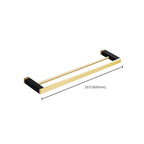 Metal and Marble Bathroom Minimalist Accessory as a Single Piece or in a Set in Gold