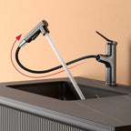 Contemporary Style Faucet Single Lever Mixer with Swivel Spout