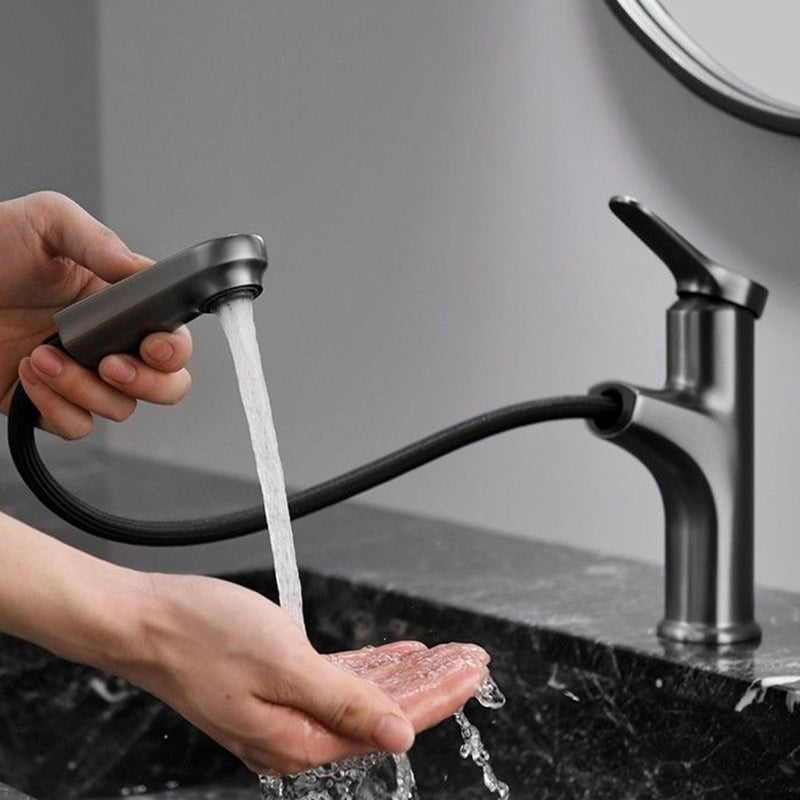 Contemporary Style Faucet Single Lever Mixer with Swivel Spout