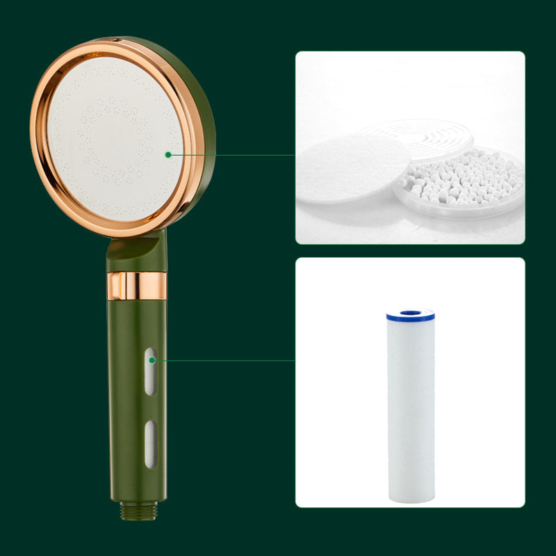 Contemporary Shower Head Wall Mounted Plastic Handheld Shower Head