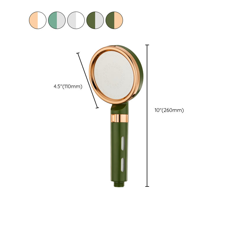 Contemporary Shower Head Wall Mounted Plastic Handheld Shower Head