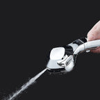 Modern Plastic Showerhead Wall-mounted Showerhead with Adjustable Water Flow