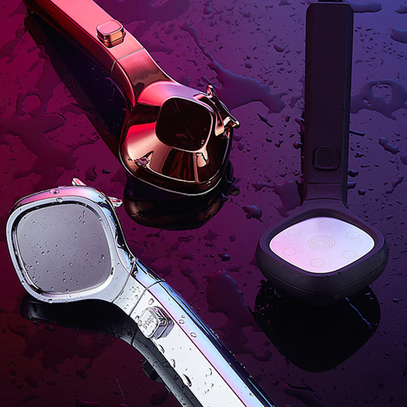 Modern Plastic Showerhead Wall-mounted Showerhead with Adjustable Water Flow