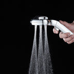 Modern Plastic Showerhead Wall-mounted Showerhead with Adjustable Water Flow