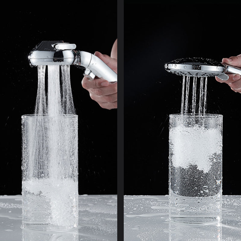 Modern Plastic Showerhead Wall-mounted Showerhead with Adjustable Water Flow