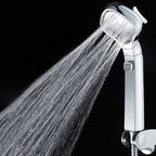 Modern Plastic Showerhead Wall-mounted Showerhead with Adjustable Water Flow