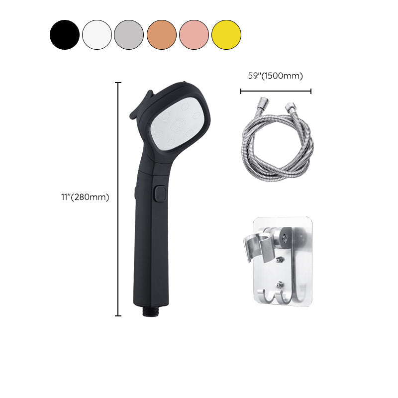 Modern Plastic Showerhead Wall-mounted Showerhead with Adjustable Water Flow