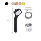 Modern Plastic Showerhead Wall-mounted Showerhead with Adjustable Water Flow