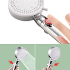 Plastic Bathroom Shower Head Wall Mounted Shower Head with Adjustable Spray Pattern