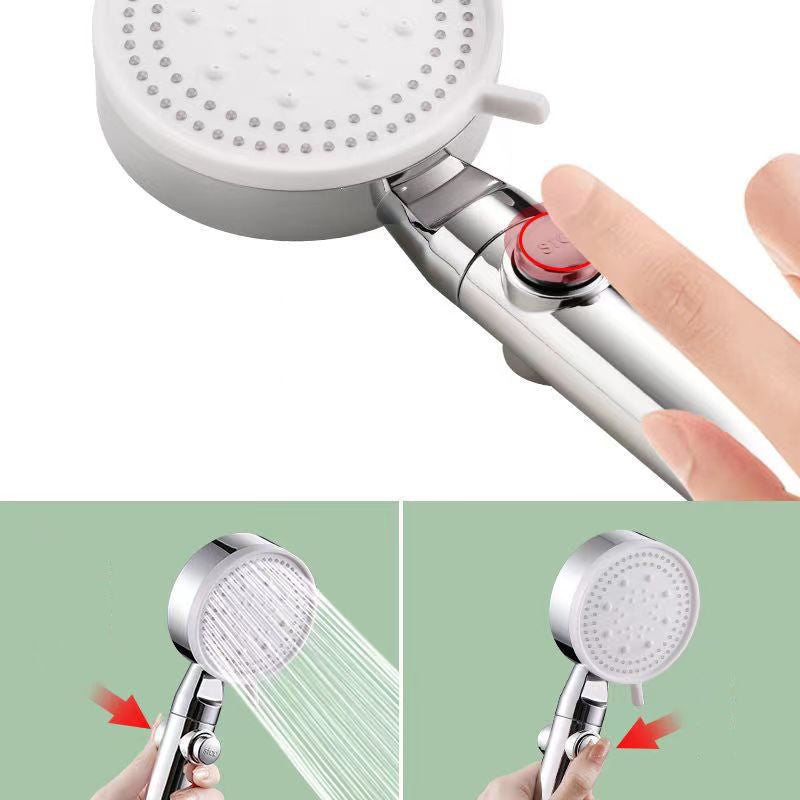 Plastic Bathroom Shower Head Wall Mounted Shower Head with Adjustable Spray Pattern