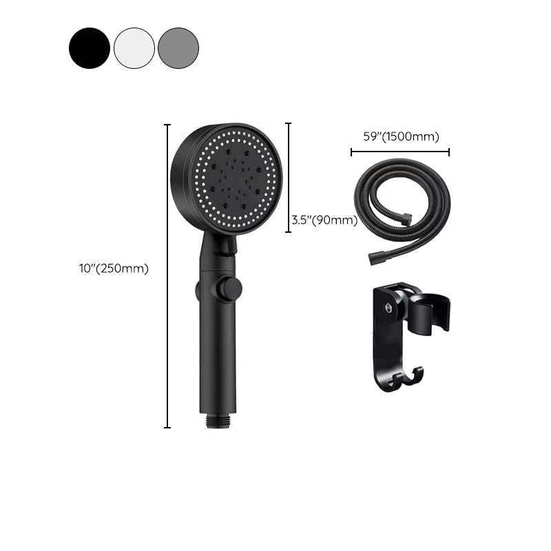Plastic Bathroom Shower Head Wall Mounted Shower Head with Adjustable Spray Pattern