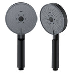 Matt Black Hand Shower Modern 3-Stream Round Wall Mounted Hand Shower