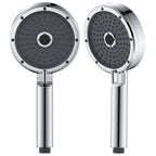 Matt Black Hand Shower Modern 3-Stream Round Wall Mounted Hand Shower