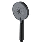Matt Black Hand Shower Modern 3-Stream Round Wall Mounted Hand Shower