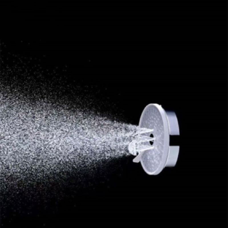 Matt Black Hand Shower Modern 3-Stream Round Wall Mounted Hand Shower