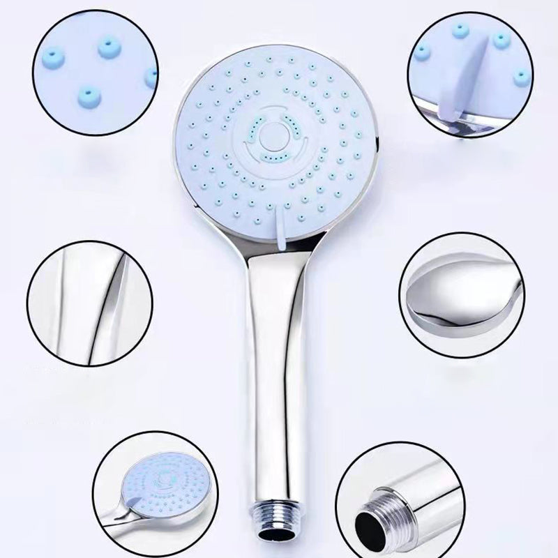 Plastic Handheld Showerhead Bathroom Showerhead with Adjustable Water Flow