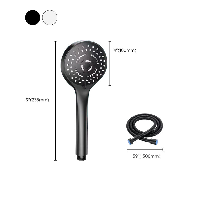 Plastic Handheld Showerhead Bathroom Showerhead with Adjustable Water Flow