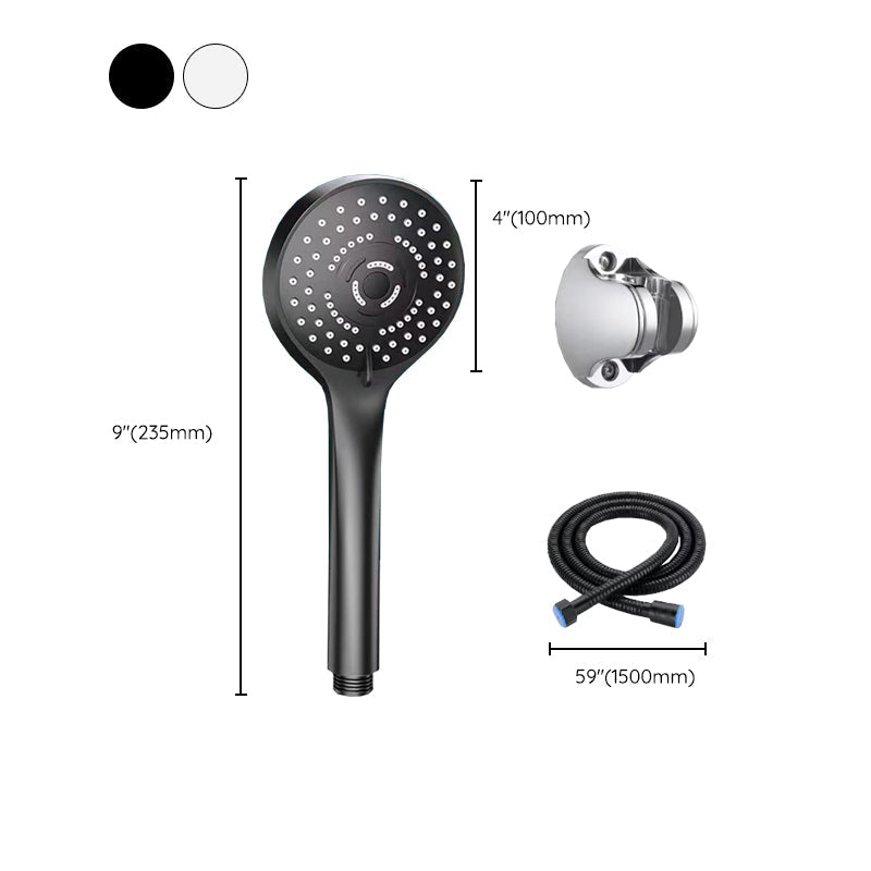 Plastic Handheld Showerhead Bathroom Showerhead with Adjustable Water Flow