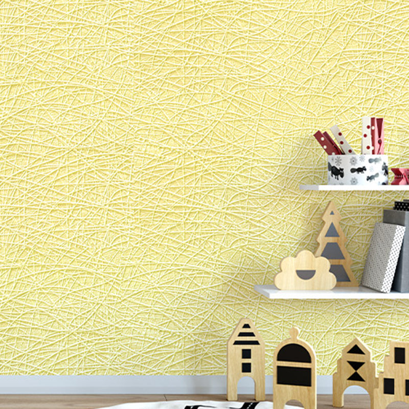 Modern Wall Covering PVC 3D Embossed Self-Adhesive Waterproof Wall Access Panel