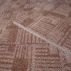 Living Spaces Square Vinyl Flooring Peel and Stick Fabric Look PVC Floor Covering