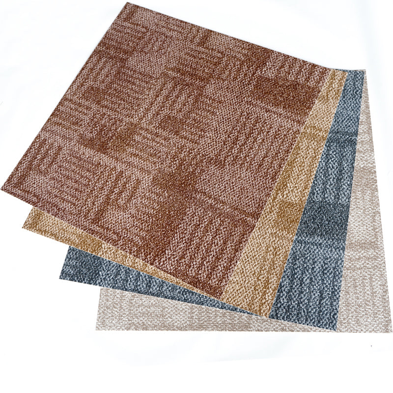 Living Spaces Square Vinyl Flooring Peel and Stick Fabric Look PVC Floor Covering