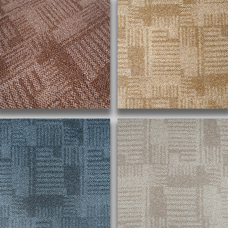 Living Spaces Square Vinyl Flooring Peel and Stick Fabric Look PVC Floor Covering