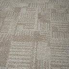 Living Spaces Square Vinyl Flooring Peel and Stick Fabric Look PVC Floor Covering