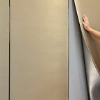 Acoustic wall cladding Solid color Peelable and press foam living room wall panel