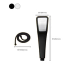 Plastic Wall-mounted Shower Head Modern Bathroom Handheld Shower Head