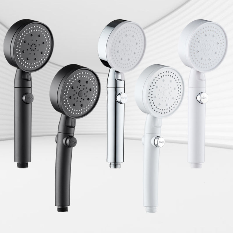 Plastic Hand Shower Wall Mounted Shower Head with Adjustable Spray Pattern