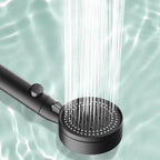 Plastic Hand Shower Wall Mounted Shower Head with Adjustable Spray Pattern