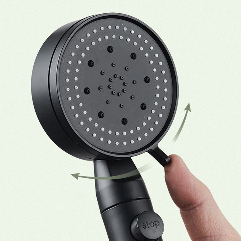 Plastic Hand Shower Wall Mounted Shower Head with Adjustable Spray Pattern