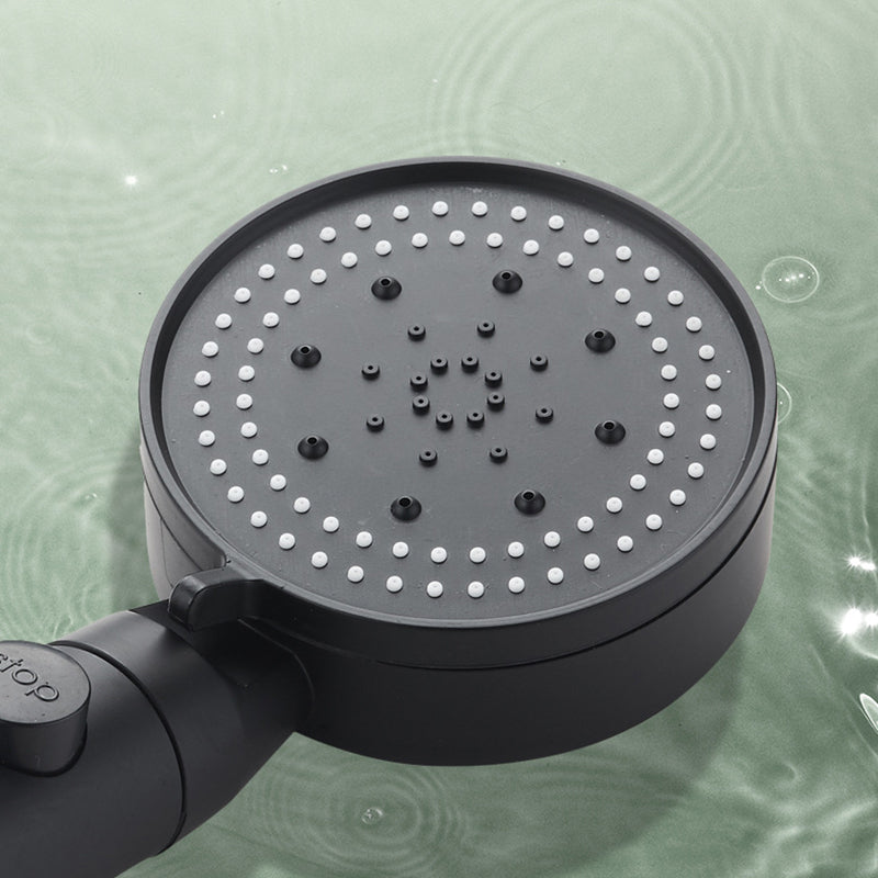 Plastic Hand Shower Wall Mounted Shower Head with Adjustable Spray Pattern