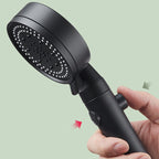 Plastic Hand Shower Wall Mounted Shower Head with Adjustable Spray Pattern