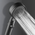 Plastic Hand Shower Wall Mounted Shower Head with Adjustable Spray Pattern