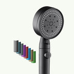 Plastic Hand Shower Wall Mounted Shower Head with Adjustable Spray Pattern
