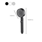 Plastic Hand Shower Wall Mounted Shower Head with Adjustable Spray Pattern