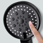 Plastic Wall Mounted Shower Head Modern Handheld Shower Head
