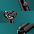 Plastic Wall Mounted Shower Head Modern Handheld Shower Head
