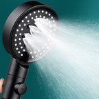 Plastic Wall Mounted Shower Head Modern Handheld Shower Head