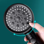 Plastic Wall Mounted Shower Head Modern Handheld Shower Head
