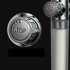Modern Style Shower Head Wall Mounted Plastic Handheld Shower Head