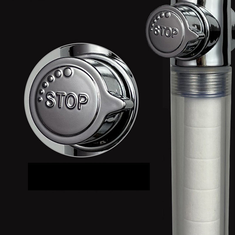 Modern Style Shower Head Wall Mounted Plastic Handheld Shower Head