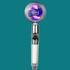 Modern Style Shower Head Wall Mounted Plastic Handheld Shower Head