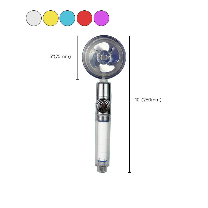 Modern Style Shower Head Wall Mounted Plastic Handheld Shower Head