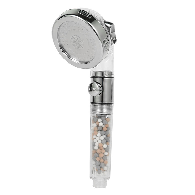 Handheld showerhead with catalyst water filtration wall-mounted showerhead